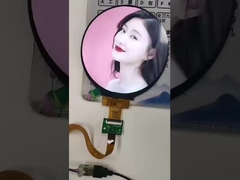 Display TFT redondo de 300 Cd/M2 4 polegadas 720x720 Display com interface MIPI de 4 faixas