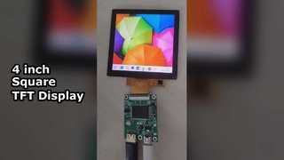 Tela TFT quadrada de 4 polegadas 720x720