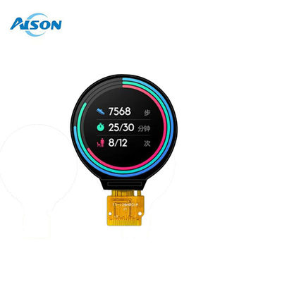 1.28 polegadas Tipo redondo LCD 12 pin Display 240x240 Driver GC9A01 SPI Interface