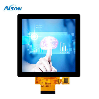 Display LCD quadrado de 4 polegadas 40 pin quadrado touch screen 480X480 com PCAP touch