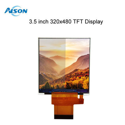 3Módulo LCD TFT de 0,5 polegadas 320x480 Retrato LCD Display 500 cd/m2 Interface MCU/RGB