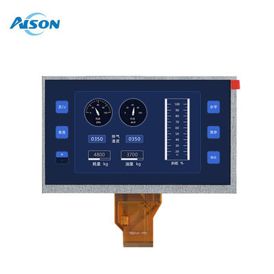 7 polegadas 800x480 TFT LCD Module 50 Pin LCD Display RGB 24 Bit Para Aplicação Industrial
