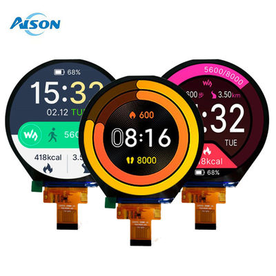 3.4 polegadas 800x800 Circular Touch TFT Display com MIPI Interface