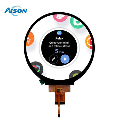 Display LCD TFT circular de 4 polegadas 720x720 IPS com interface MIPI