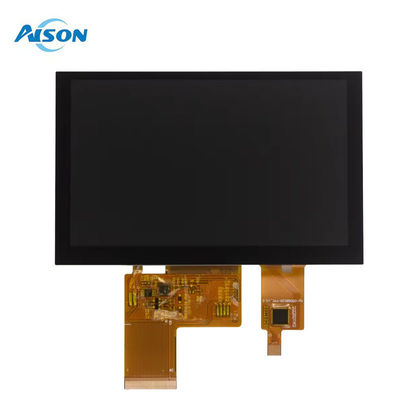 5 polegadas 800x480 IPS TFT Touch Capacitive Display 350 cd/m2