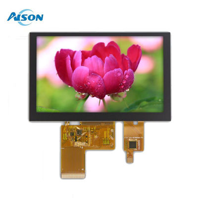 5 polegadas IPS TFT Display Module 800x480 Industrial capacitivo touch screen 500 Cd/M2