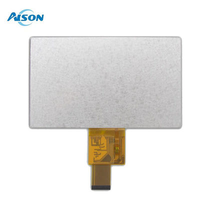 Painel TFT de 7 polegadas 450 cd/m2 Painel de 40 pines 800x480 Com Interface RGB de 24 BIT 40Pin