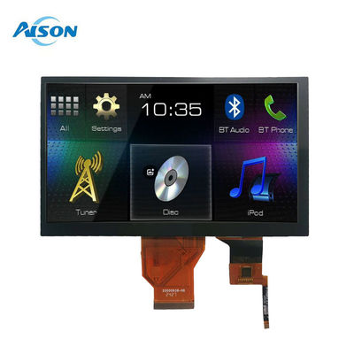 7 polegadas TFT touch screen 50 pin capacitive touch screen display 800x480 RGB 400cd/m2