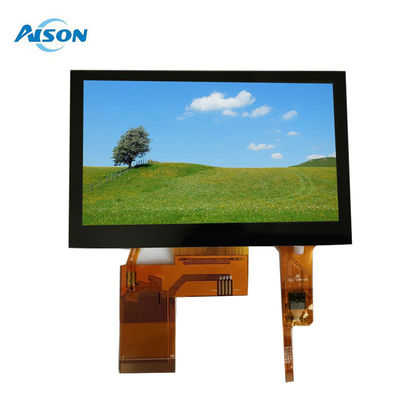 4.3 polegadas IPS LCD Modulo 480x272 TFT capacitivo touch screen 450 Cd/M2 RGB 24 Bit Interface