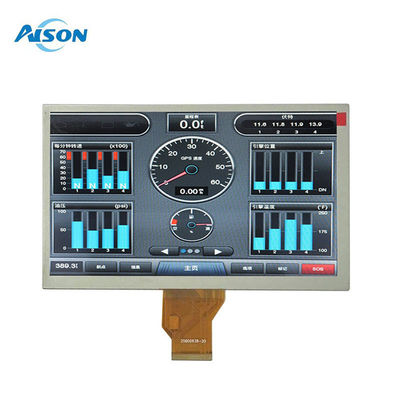 8 polegadas de luz solar Displays legíveis 50 pin TFT LCD Modulo 800x480 RGB 24 Bit Interface
