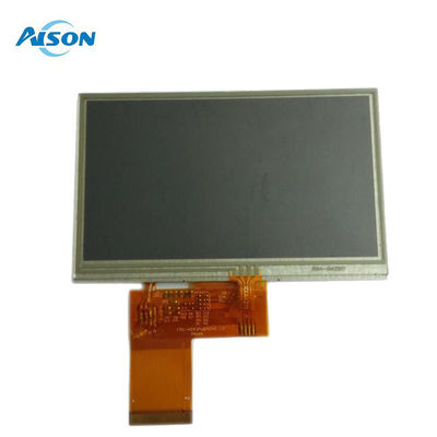 4.3 polegadas TFT Resistive Touch Screen 350 cd/m2 Color TFT Screen 480X272 Com Interface RGB