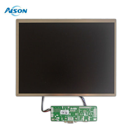 12.1 polegadas LVDS TFT Display 1024x768 Resolução 650cd/M2 Industrial TFT Display