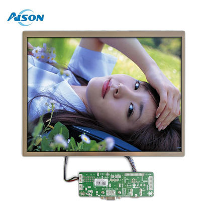 12.1 polegada Display 900:1 1024x768 Display 650 Cd/M2 Interface LVDS