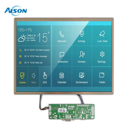 12.1 polegada Industrial TFT Display 1024x768 Custom TFT Display 650 Cd/M2 Com LVDS Interface