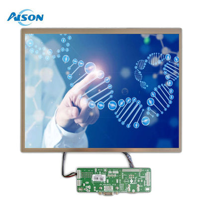 12.1 polegada 1024x768 IPS Industrial TFT LCD Display 650 cd/m2 Para aplicação industrial