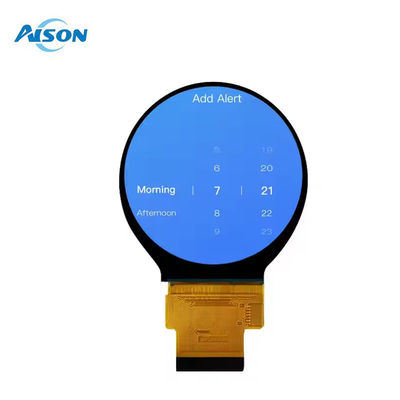2.1 polegadas de tela TFT redonda 480x480 40 pin RGB Interface para Smart Home