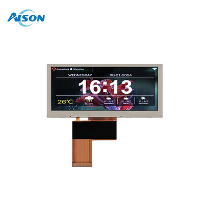 3.9 polegadas 480x128 Tipo de Barra de Paisagem Display LCD 500 Cd/M2 Barra esticada Monitor LCD personalizado