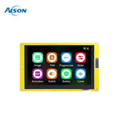 5 polegadas capacitivo touch screen 800x480 ESP32 TFT Screen 520KB