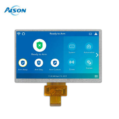 -40 a 95 graus 7 polegadas Modulo de Display LCD personalizado 40 pin LVDS Interface 500cd/m2