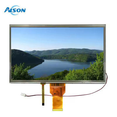 10.1 polegadas 1024X600 IPS TFT LCD Display 50pin Interface RGB com painel táctil resistivo