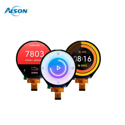 3.4 polegadas 800 * 800 TFT LCD circular Display MIPI Interface 30 pin para controle industrial Smart Home