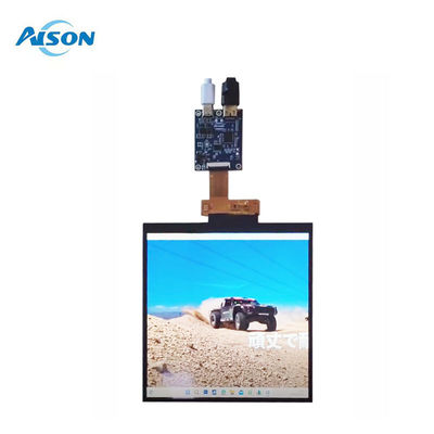 7.6 polegadas 800x800 quadrado TFT Display Module MIPI Interface com HDMI Driver Board