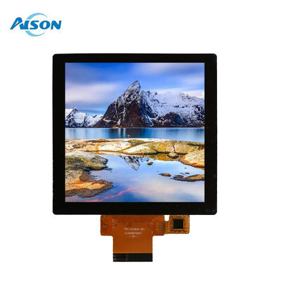 Display TFT quadrado de 4 polegadas 480x480 com Interface RGB com Display Touch 300 cd/m2
