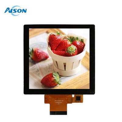 Display TFT quadrado de 4 polegadas 480x480 com Interface RGB com Display Touch 300 cd/m2