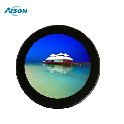 3.4 polegadas DSI Round Touch Display, 800 × 800, IPS, 10-Point Touch com HDMI Board Enclosure