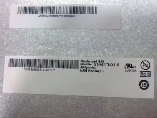 10.4 polegadas AUO 800X600 LVDS TFT LCD Display 400cd/m2 para Industrial