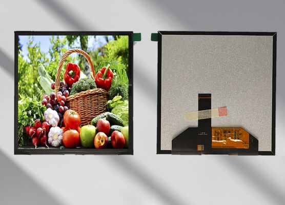 Módulo de Tela LCD TFT Quadrado de 7,6 Polegadas 1200x1200 com Alto Brilho 1000cd/m2 e Interface MIPI com CI Driver ILI9881C