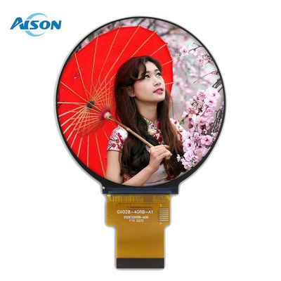 2.76 polegadas 480x480 Circular IPS TFT LCD Module MIPI Interface 300 nits 2,8 polegadas Display redondo