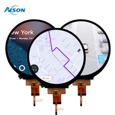 Display LCD TFT circular de 4 polegadas 720x720 IPS com interface MIPI