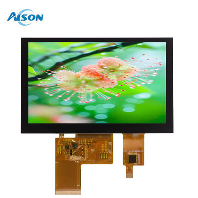 5 polegadas 800x480 IPS TFT Touch Capacitive Display 350 cd/m2