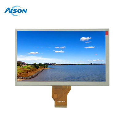 8 polegadas 800x480 TFT LCD Display Alto brilho 1000cd/m2 para aplicações industriais Interface RGB