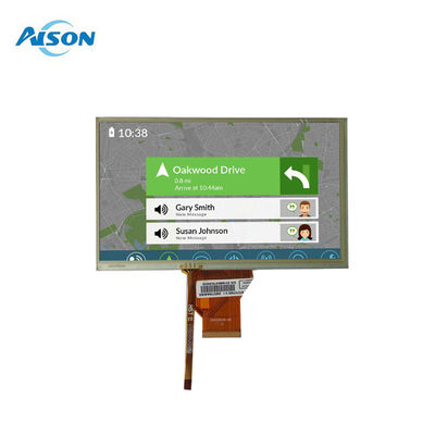 7 polegadas TFT Resistive Touch Screen 800X480 Touchscreen Display Module 300 Cd/M2