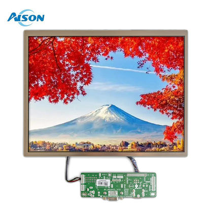 12.1 1024 x 768 polegadas Display TFT Industrial com direção de visualização IPS 650 cd/m2