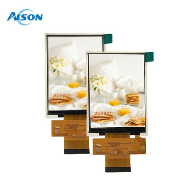 2.8 polegadas 240x320 IPS LCD TFT Module 350cd/m2 SPI/ MCU/RGB Interface