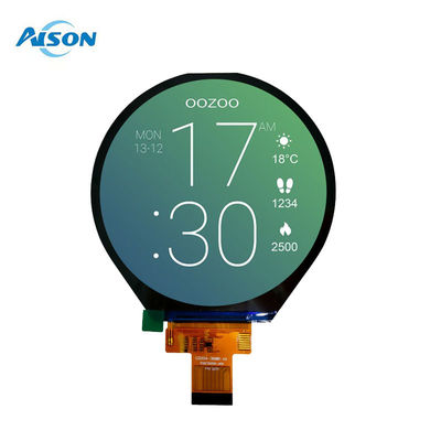 3.4 polegadas 800 * 800 TFT LCD circular Display MIPI Interface 30 pin para controle industrial Smart Home