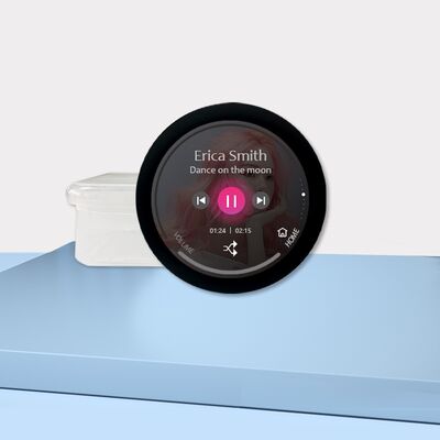 Módulo de Display ESP32-C3 Redondo de 1.28 Polegadas Com ESP32-C3 de 240x240 Com Módulo WiFi Bluetooth Lvgl
