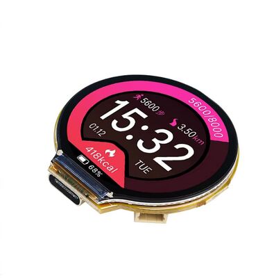 1.28 polegadas ESP32-C3 Display circular 240 * 240 IPS LCD touch screen TFT módulo WIFI quadro de desenvolvimento